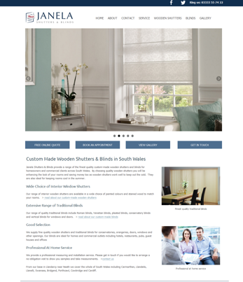New website for Wales’ leading wooden shutters company New website for Wales’ leading wooden shutters company