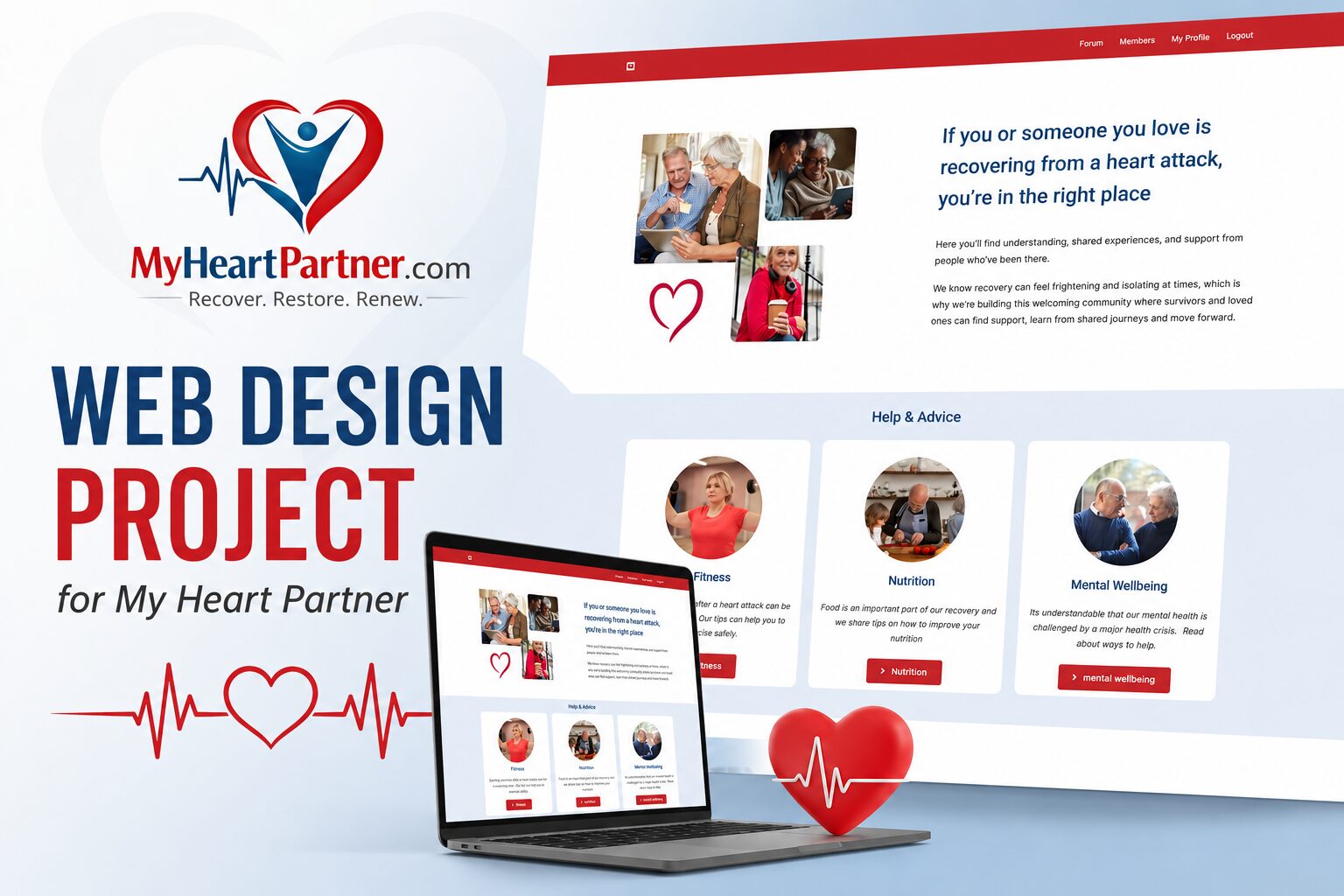 Health web design project