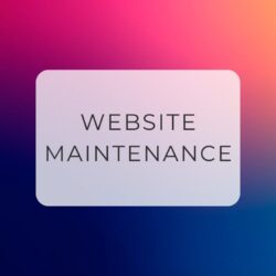 website maintenance