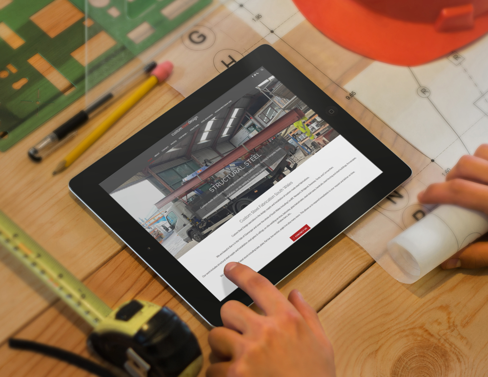 Custom Steel Web Design